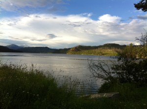 My swimming hole. Neskonlith Lake.