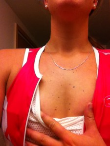 Decorated with a smattering of bugs from my early morning ride.