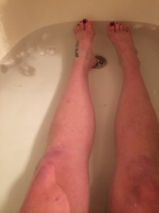 Ice bath. Heartrate went from 88 to 107 upon submersion.